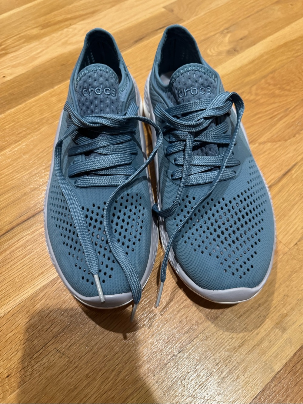 Crocs LiteRide 360 Pacer Mens Size 7 Blue Grey Athletic Sneakers NWOT